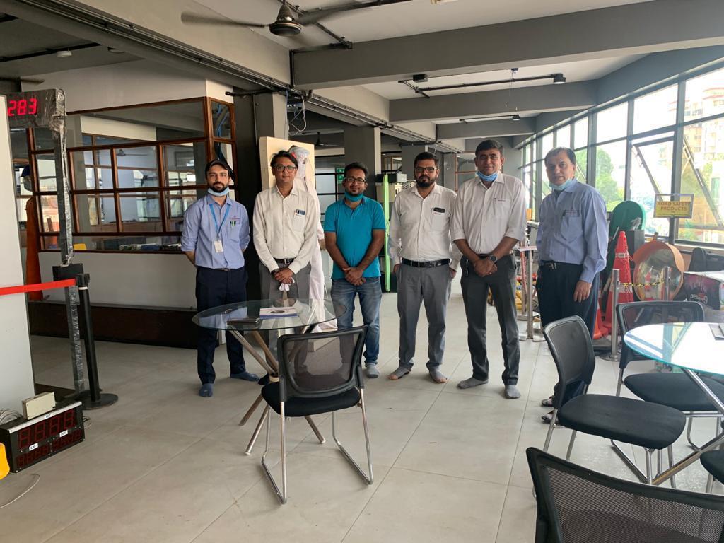 Hikvision Team during visit to office