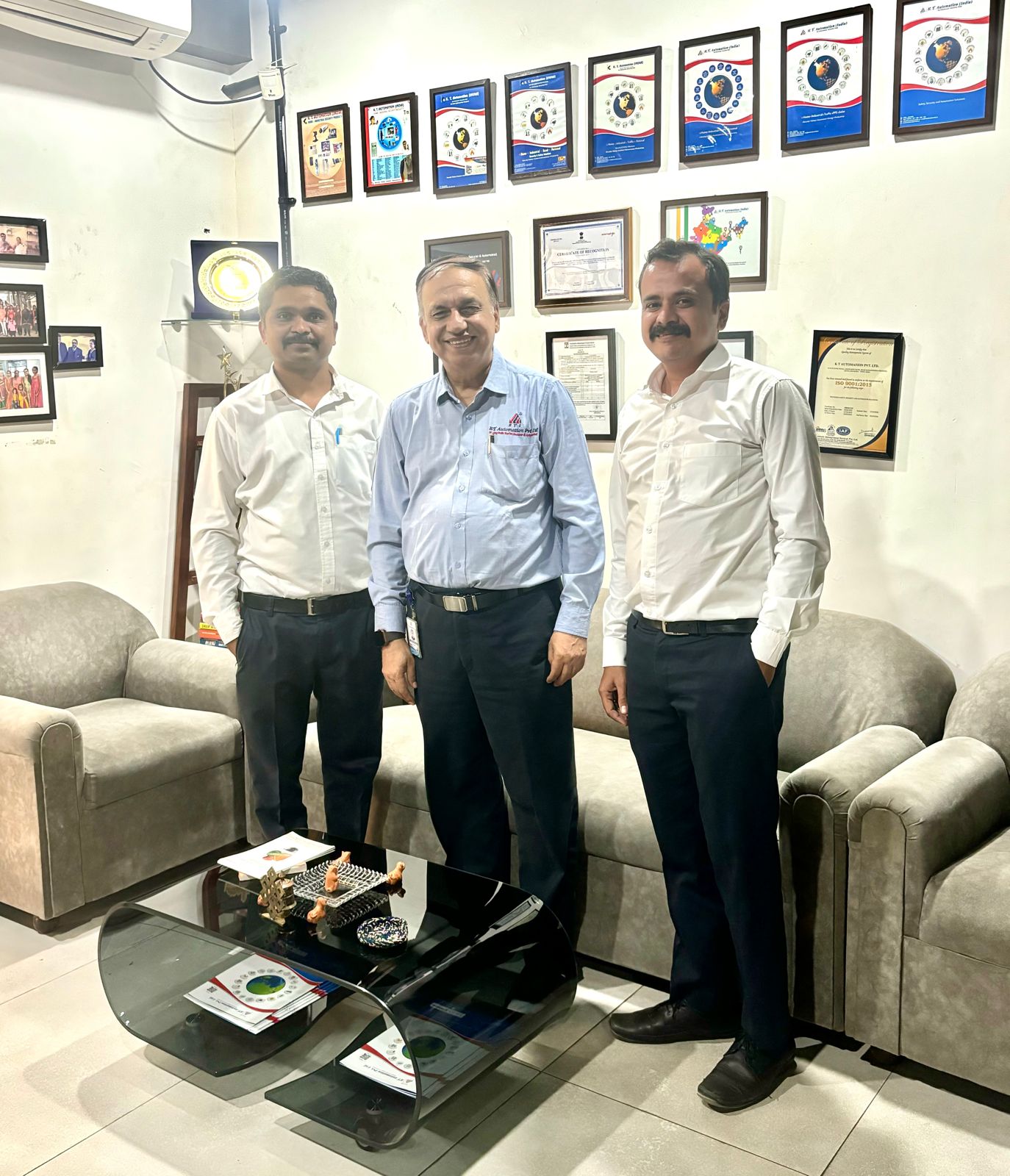 Hyatt Vadodara team in KT Office manish  with Navnath , Viral