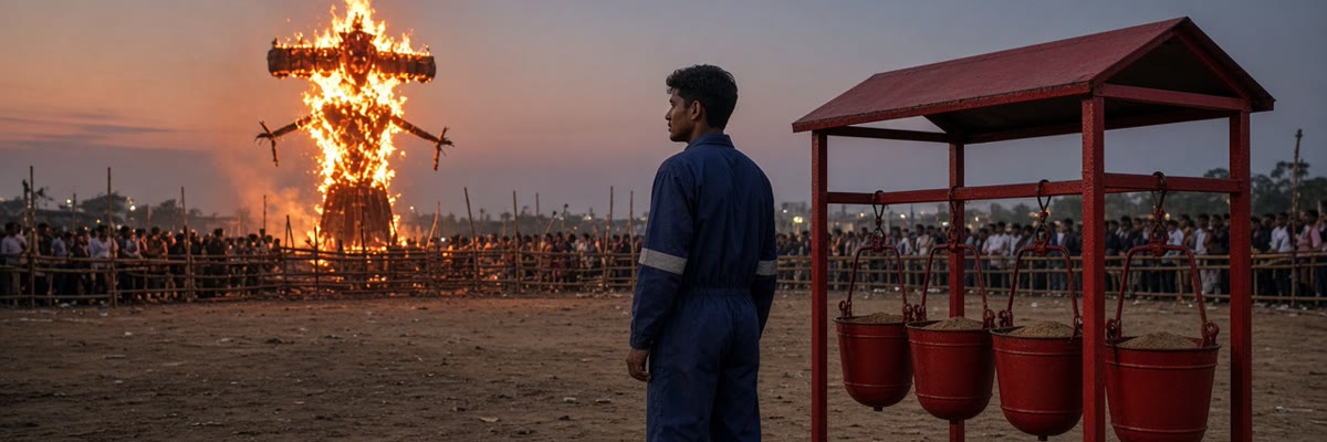 Fire Blankets, Fire Buckets and Fire Suits for Ravan Dahan, Melas and Cracker Stalls: A Festival Fire Kit Guide