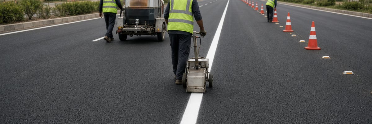 Thermoplastic Road Marking Paint 101: Why Hot-Applied Beats Cold Paint on Indian Roads