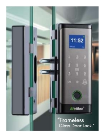 Standalone Access Control Device Frameless Glass Door Lock FLG22