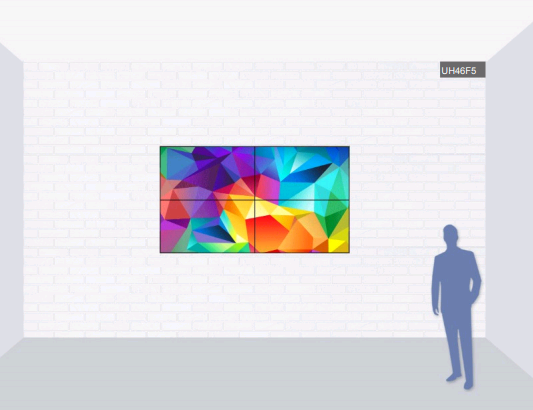 Video Wall Samsung UH46F5 2 x 2