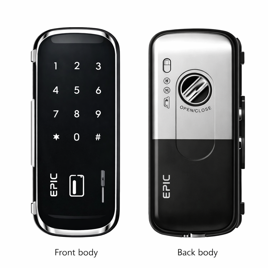 KTI01004003EPES — Digital Lock EPIC ES 303G For Glass Door