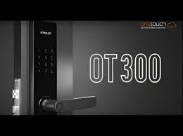 Digital Lock Glass Door Lock OT300 One Touch