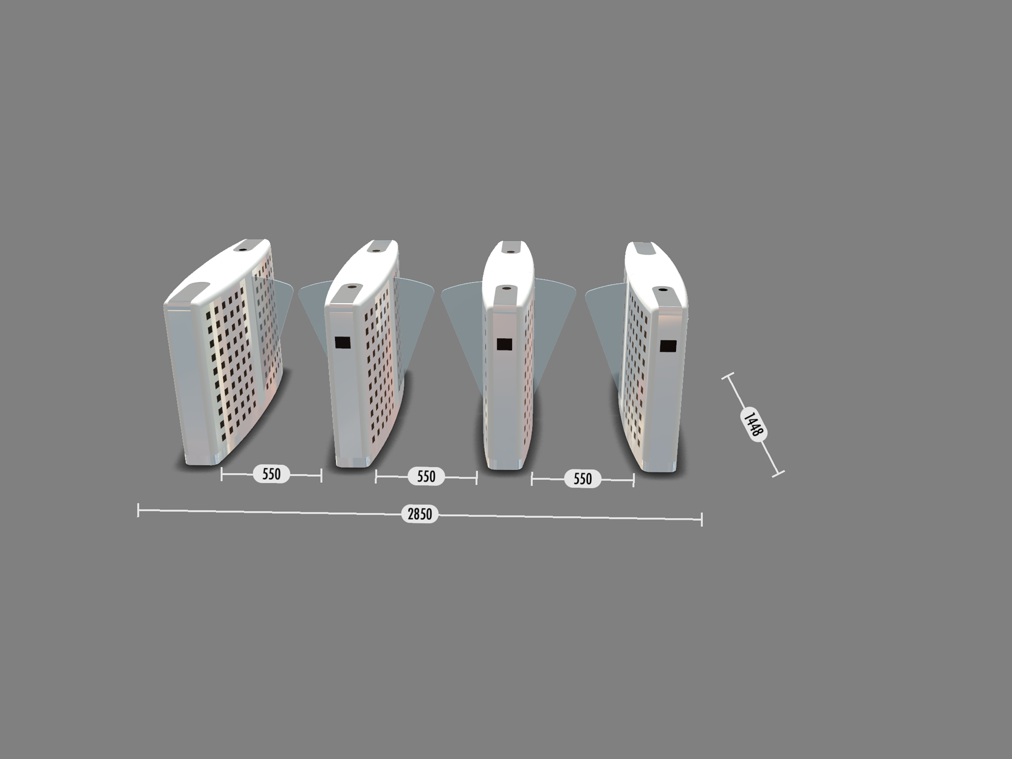 Flap Barrier SpeedStile BP Gunnebo