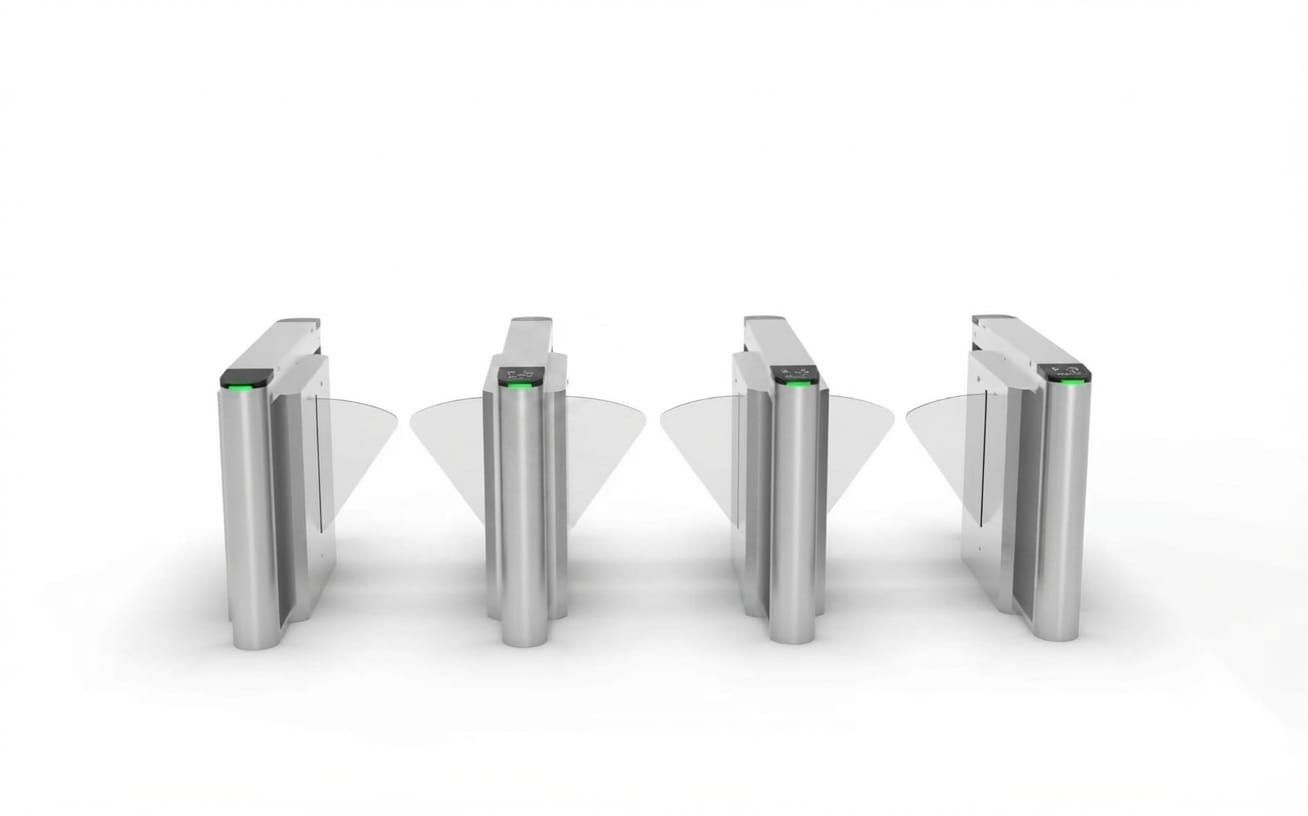 Technospacio Flap Barrier Turnstile TSF300