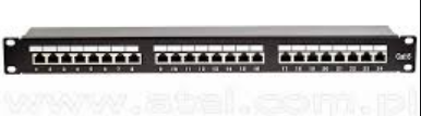 24 Port Ethernet Patch Panel with Adapter