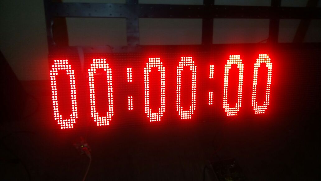 Digital Clock 16 Led Display