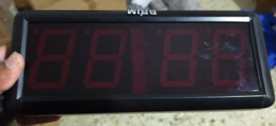 Digital LED Clock 4 Feet X 2 Feet