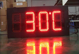 Temperature Clock Led Display