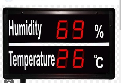 Temperature Humidity Display 3 digit