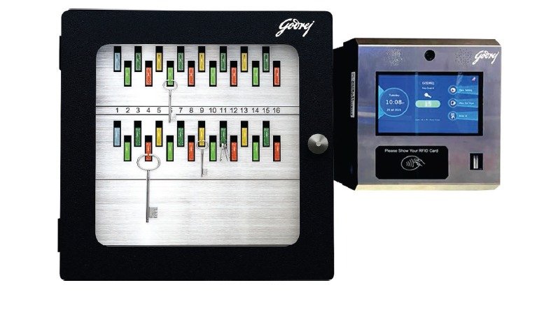 KTI04004003KDWG_48 — RFID Digital Key Management System with Genetec Integration 48 Keys