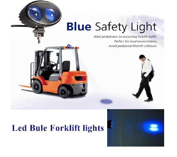 Forklift Light Blue Spot Beam