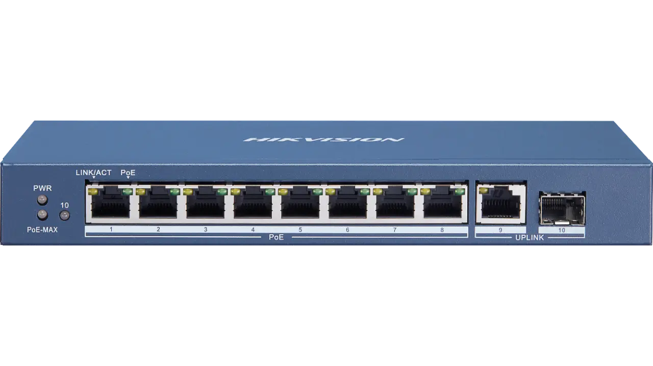 Poe Switch 8, 2 Port Hikvision