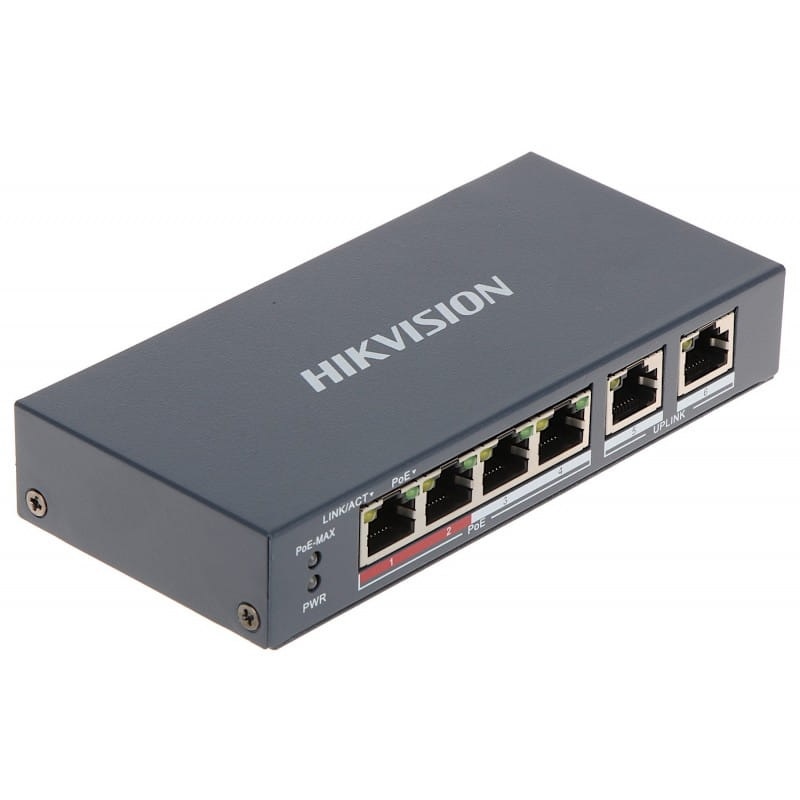 Poe Switch 4, 2 Port Hikvision