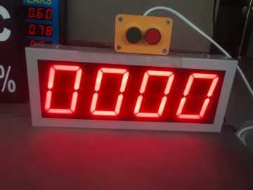 Manual Head Count system 7 Segment LED