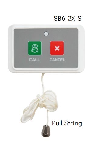 Emergency pull cord Button washroom Unit SB6 2XWH S