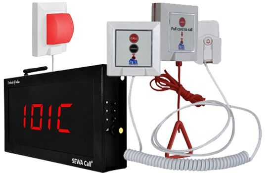 Wireless Nurse Call Panel Four digit K14S