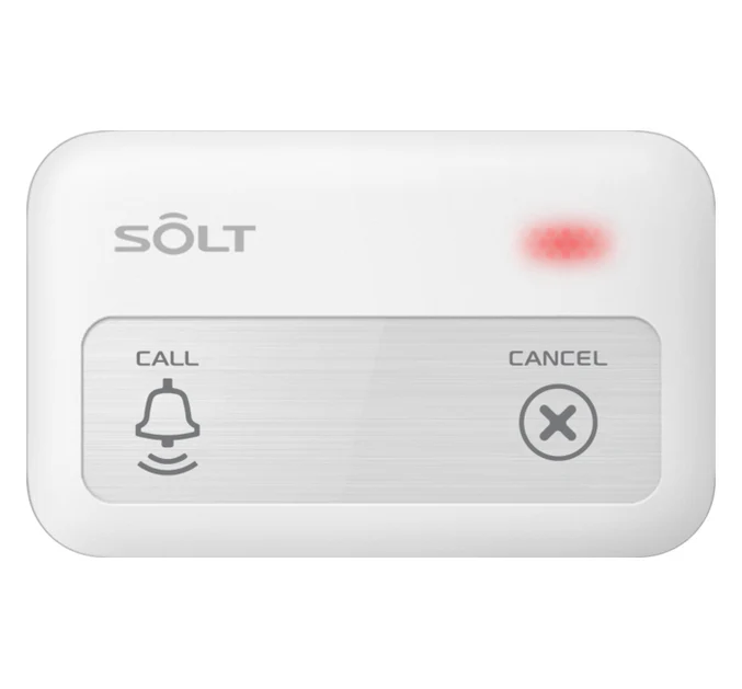 2 buttons 1 call 1 cancel BK black, WH white Compatible with 1 PSR, 2 PSR SB62XBKWH or SB6 3XBKWH