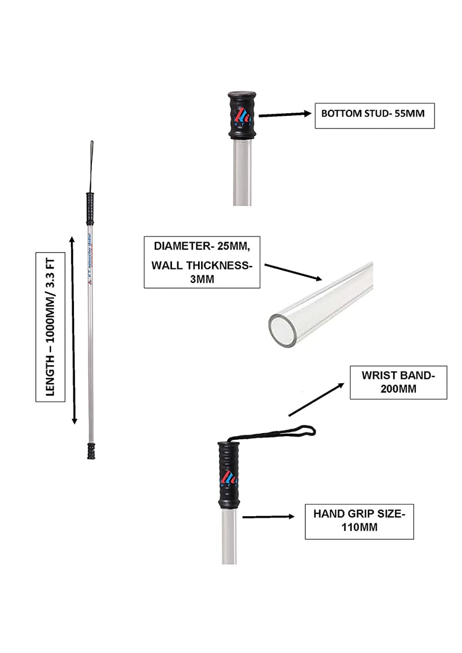 KTI Polycarbonate Lathi Transperent 1 Mtr