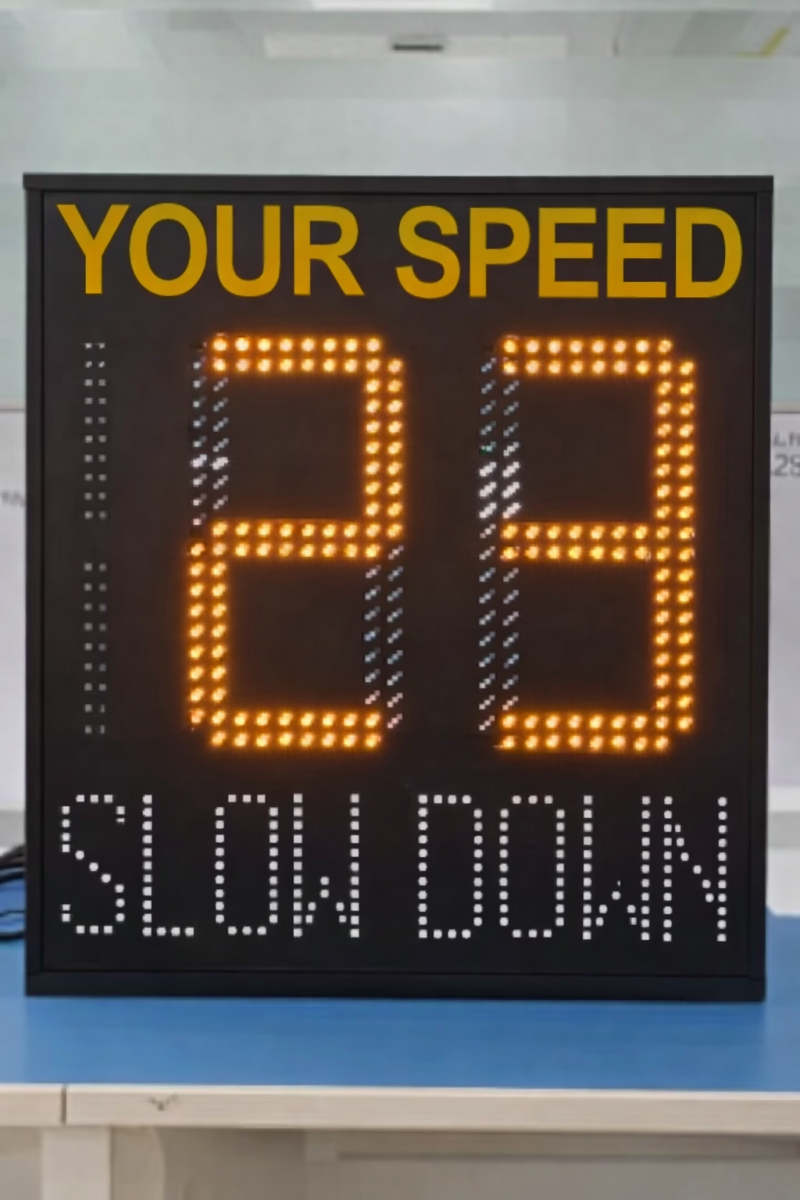Speed Display Board 3 Digit with Message
