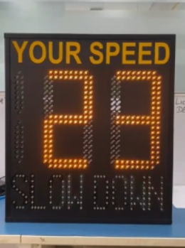 Speed Display Board 3 Digit with Message