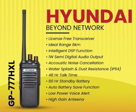 Walkie talkie Hyundai Wireless 6km