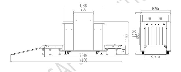 X Ray Baggage Scanner 8065 Trust Safety