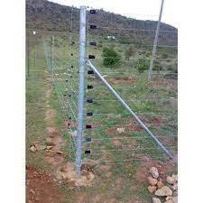 Support Poles 30 dia For Solar Fencing