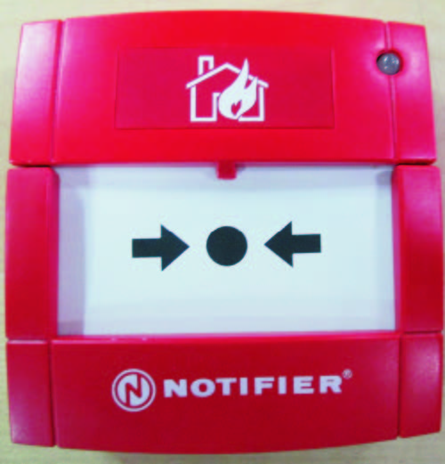 Addressable Manual Call Point Honewyell Notifier F, MCP, GLASS SR