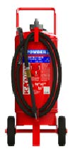 Trolley mounted Fire Extinguisher KANEX 25 Kg ABC Type