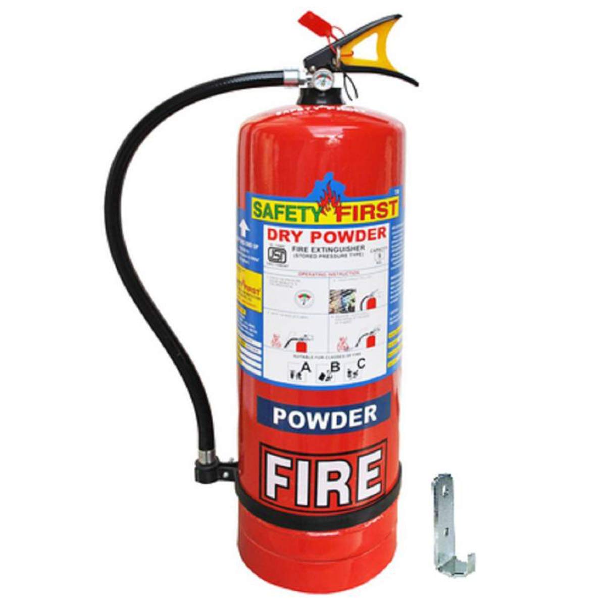 Fire Extinguishers Safety First ABC 4 Kg