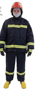 Fire Fighter suit FIREMAN OVERJACKET OVERTROUSER