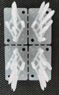 KTI Bird Spike 1.5” X2.5“ Transparent