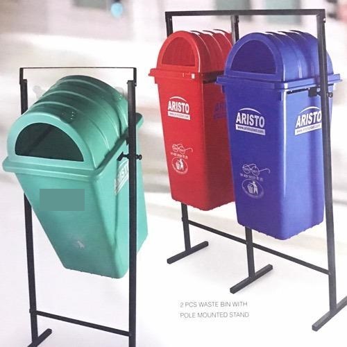 Dustbin Plastic Dustbin with Double Stand 100 Ltr