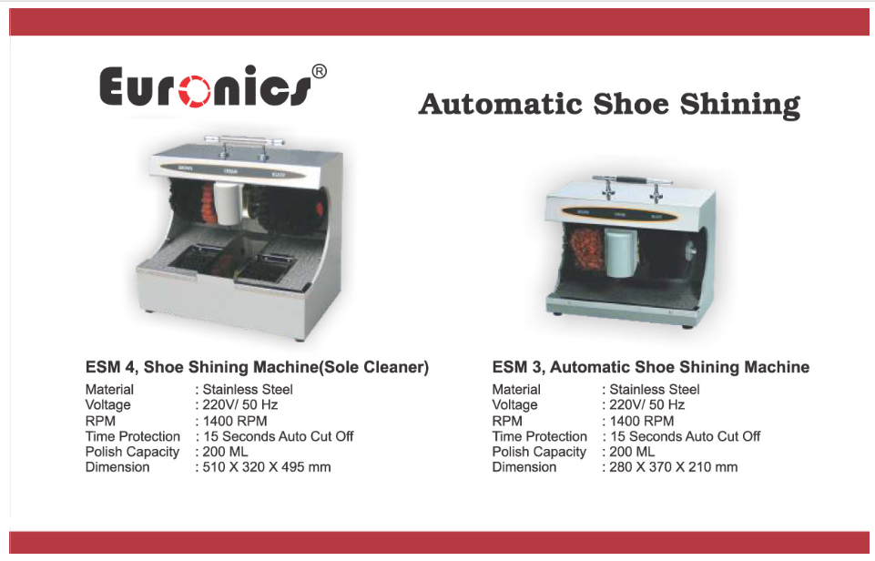 Shoe Shinning Machine Euronics ESM 4