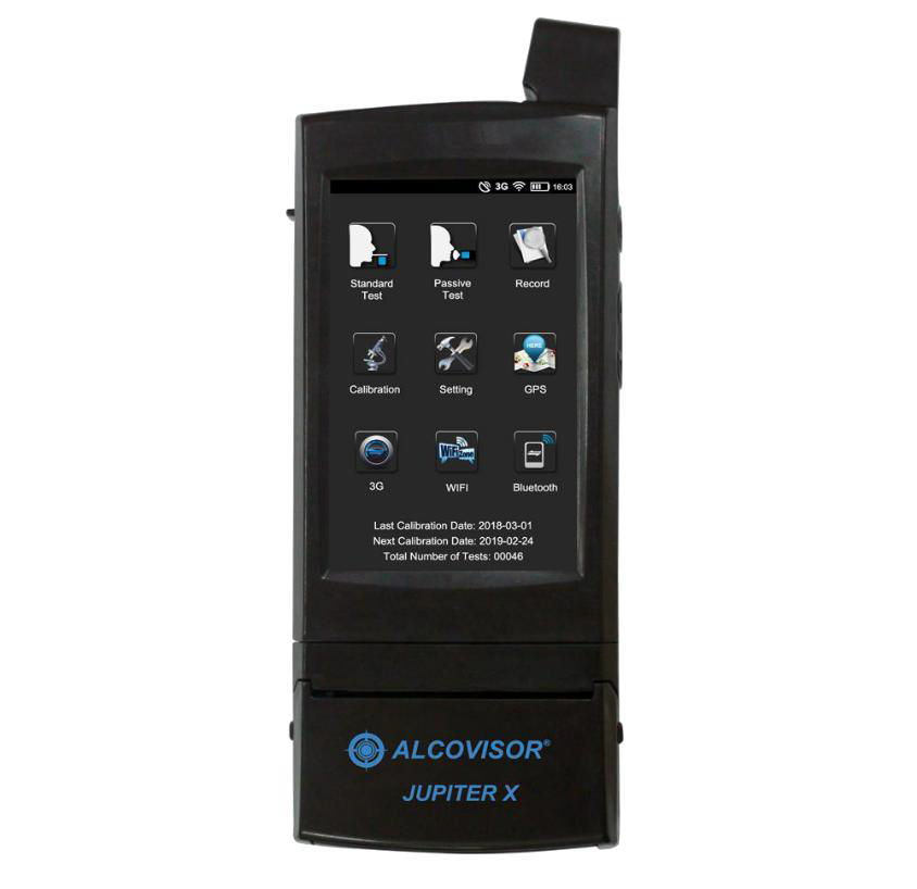 Breath Analyzer Jupiter Xwith Camera and Printer