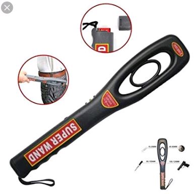 Hand Held Metal Detector Super Wand GP 008