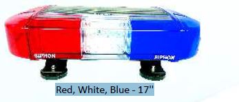 LED Bar Light 17 Red, White, Blue