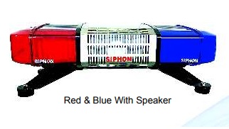 LED Bar Light 22 Inch Red, Blue With Speaker 12V