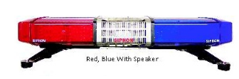 LED Bar Light 30 Inch Red, Blue With Speaker 24V