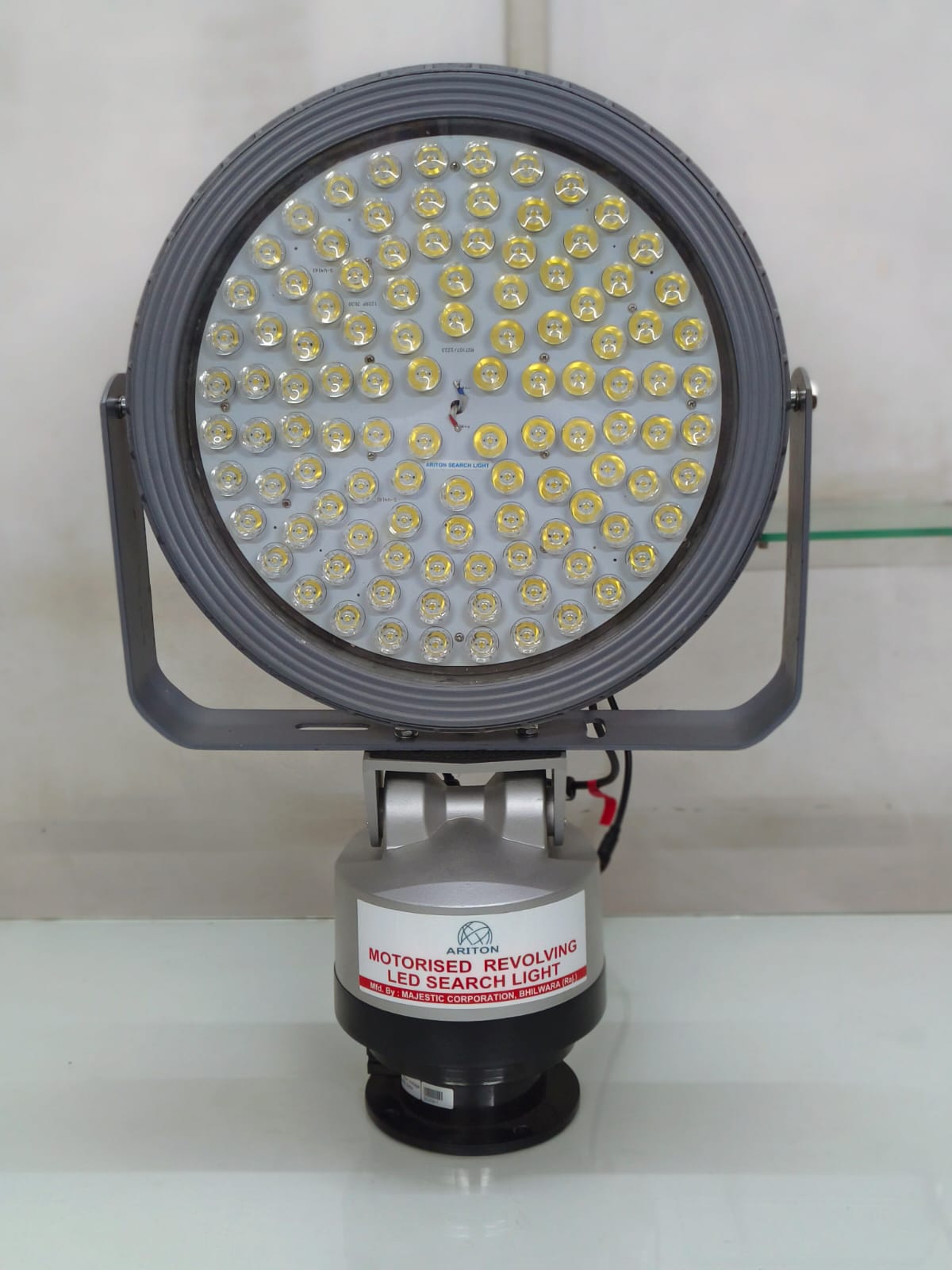 Motorised revolving LED Search Light with Speed Control