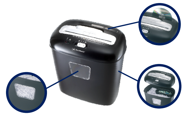 Paper Shredder Cross Cut GBC Duo