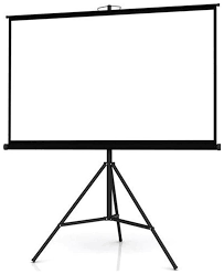 Projector Screen With Tripod Stand