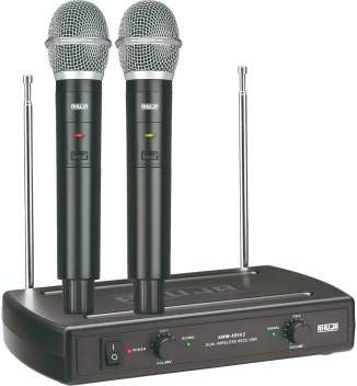 Dual Hand Wireless Microphone Ahuja AWM 495V2