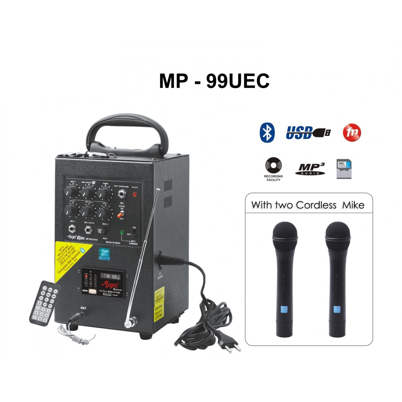 MP 99UEC Portable P.A. System