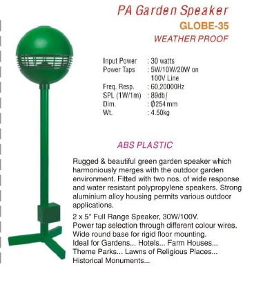 Garden Speaker Globe 35