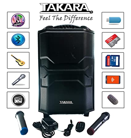 Takara T 6112 12 Inch Portable Trolley Speaker