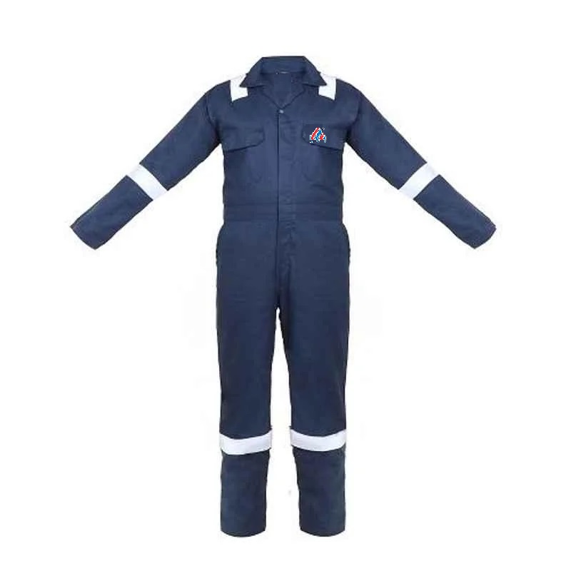 Boiler Suit With 2 Reflective Blue L