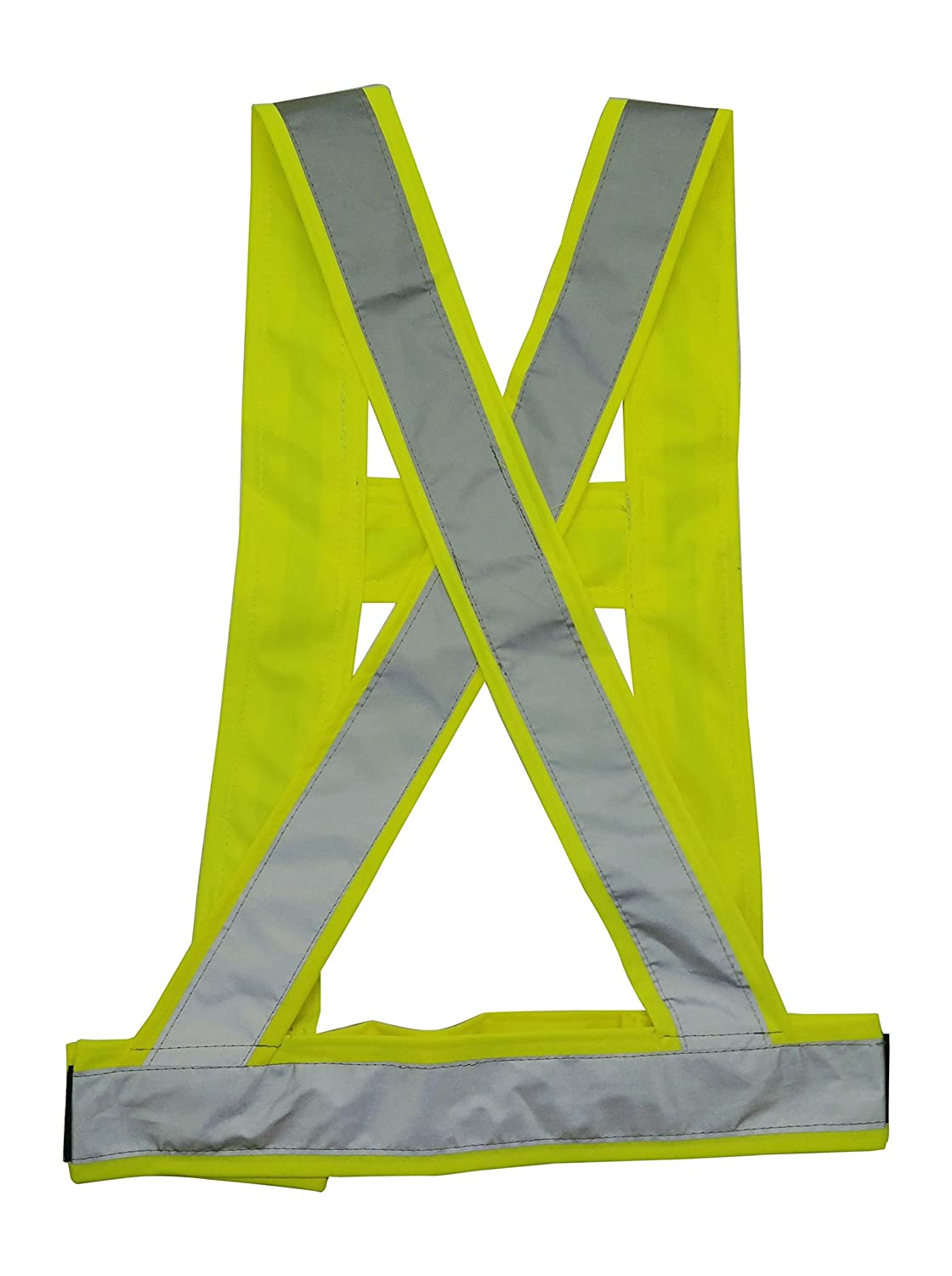 Safety Jacket Cross Belt Harness Pattern Green RPV002